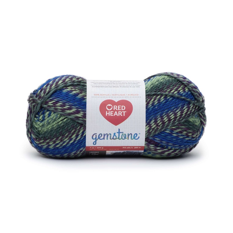 Red Heart Gemstone Yarn|Onyx|Diamond|Agate|Emerald|Citrine|Amethyst