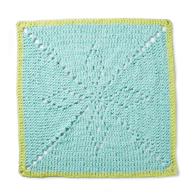 Bernat Baby Blanket Crochet Granny Motif Blanket