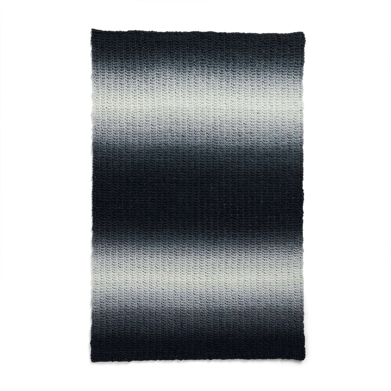 Bernat Blink of An Eyelet Knit Blanket