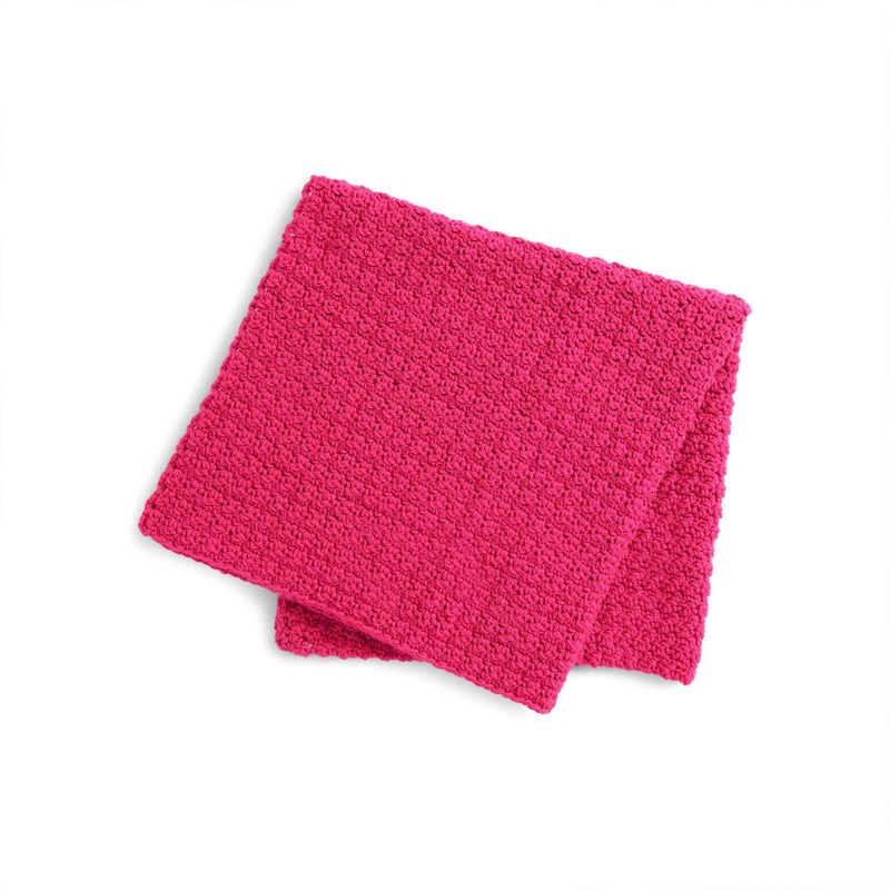 Red Heart Crochet Cuddles Pet Blanket