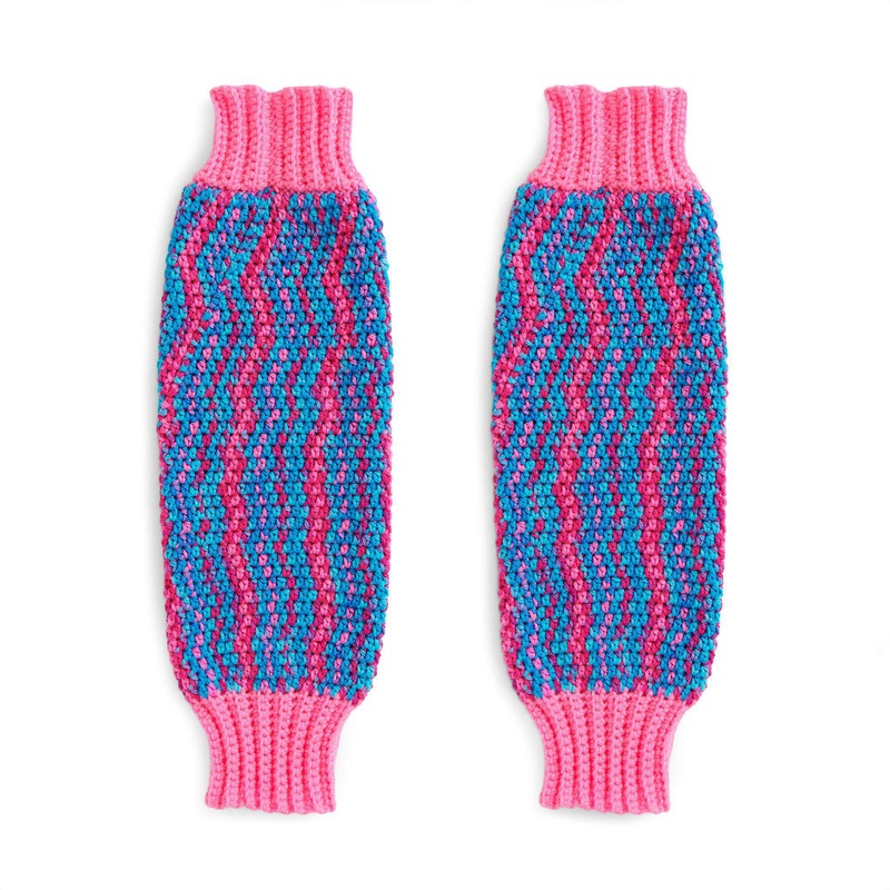 Red Heart Crochet Leg Warmers|XS/S/M|L/XL/2XL|3/4/5XL