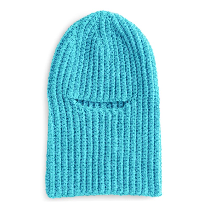 Red Heart Crochet Ribbed Balaclavas for All