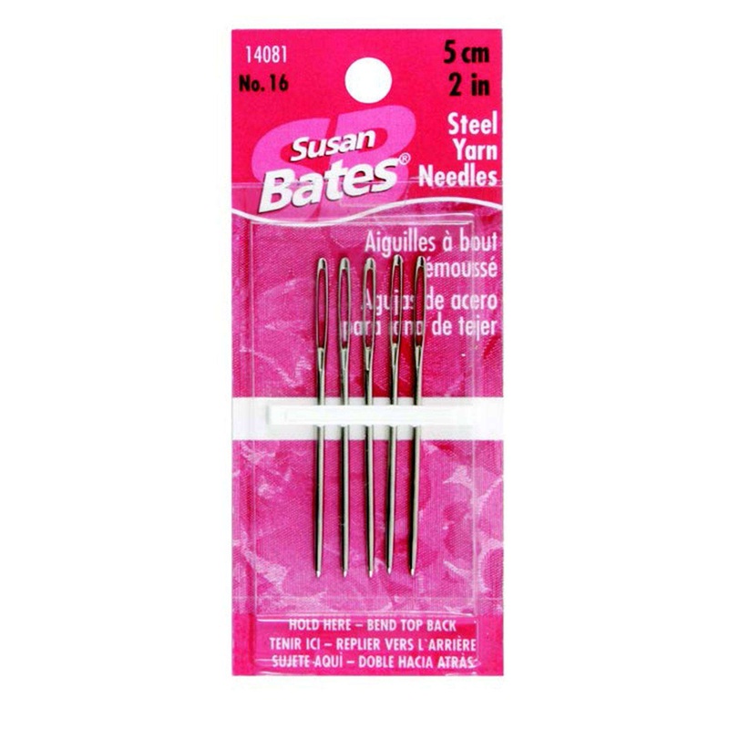 Susan Bates 5 Pack, Steel Yarn Needles, 2