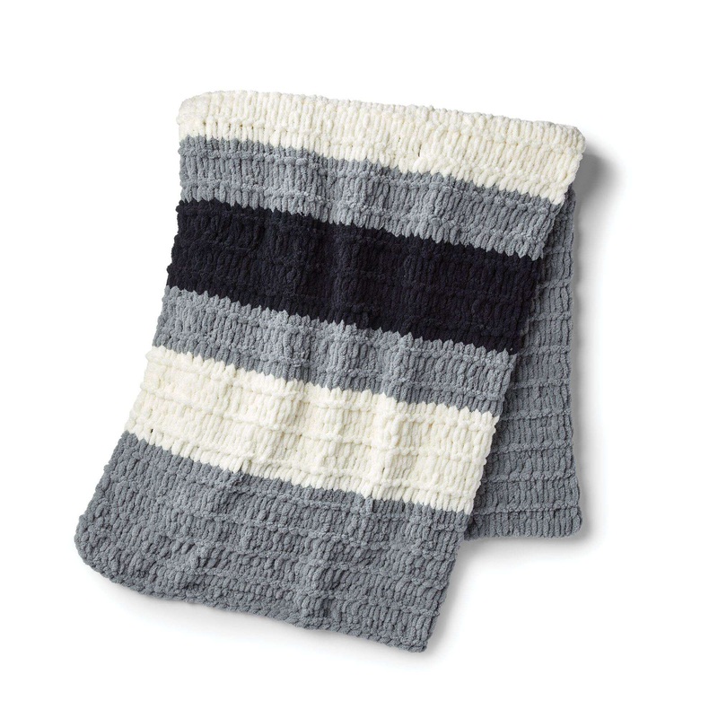 Bernat Alize EZ Bold Stripes Blanket