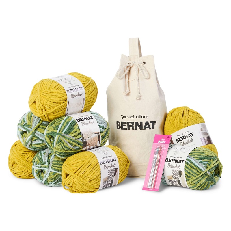 Bernat Blanket Yarn Crochet Value Pack with Canvas Bag – Sold Out
