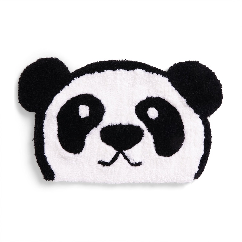 Red Heart Craft Cuddly Panda Throw Rug