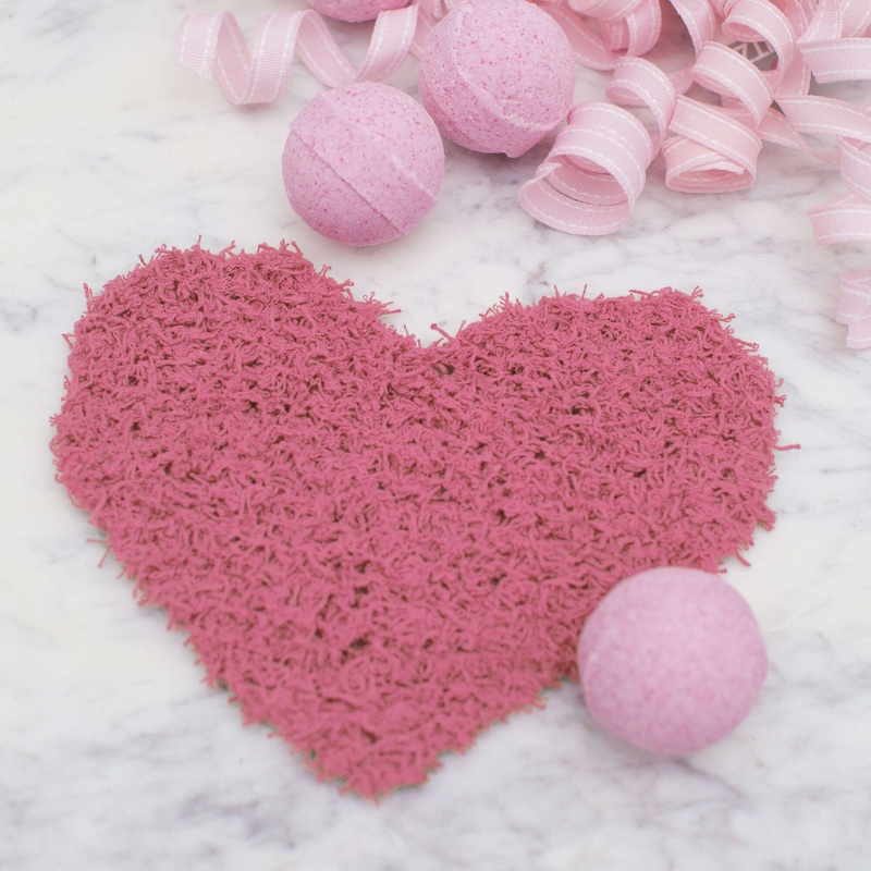 Red Heart Knit Loving Heart Scrubby