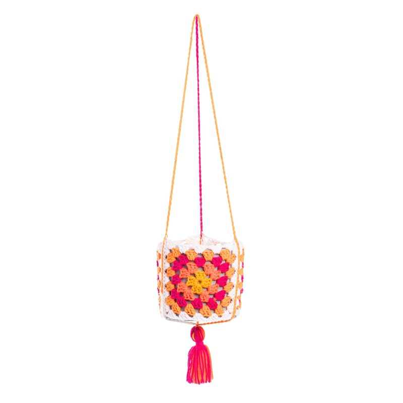 Red Heart Crochet Grannys Hanging Garden