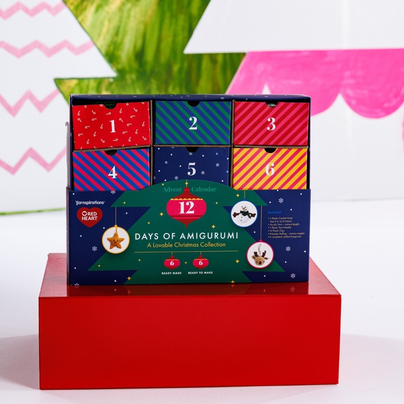 Red Heart Advent Calendar Kit|12 Days