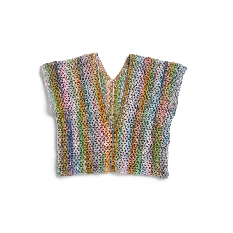 Red Heart Crochet Rustic Summer Vest