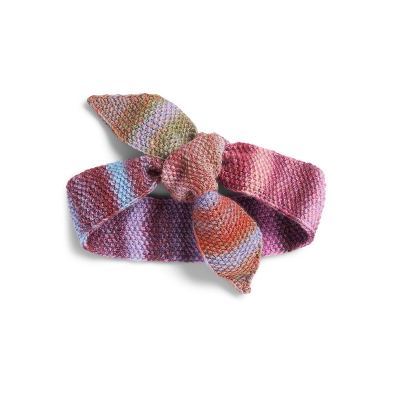 Red Heart Knit Hair Bow|Single Size
