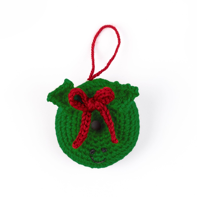2024 Advent Calendar Crochet Wreath