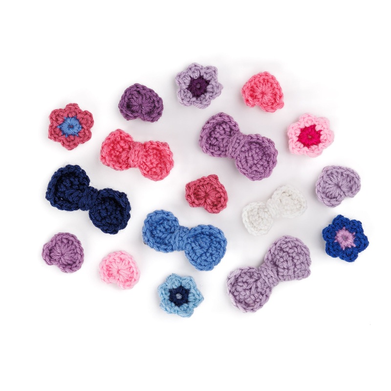 Red Heart Crochet Bag Charms|Version 1|Version 2
