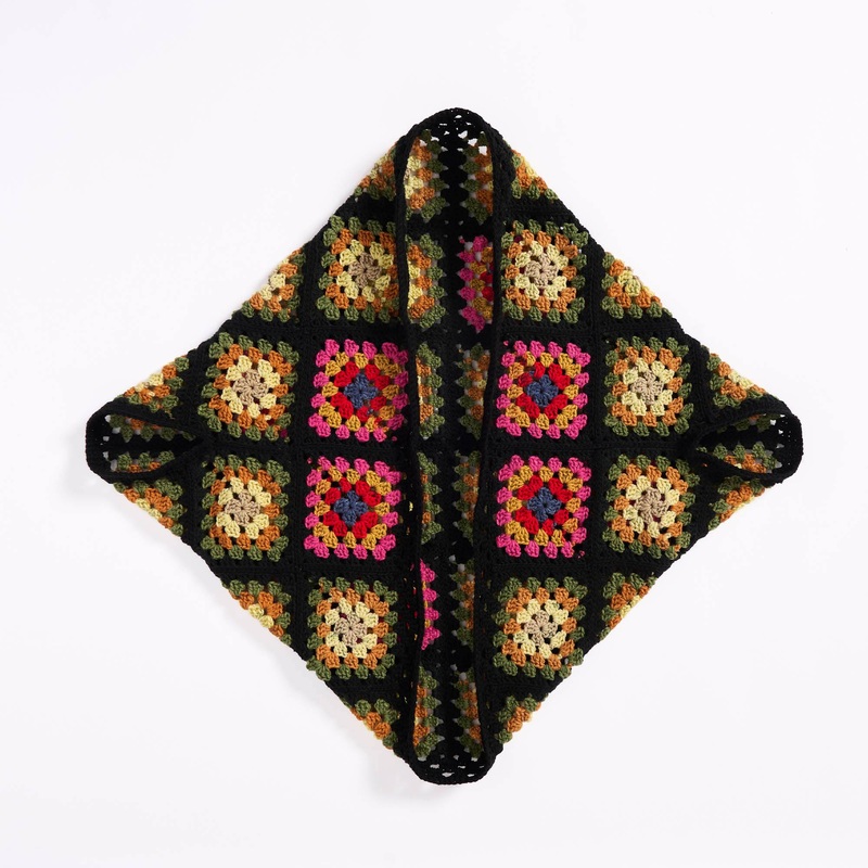 Red Heart Crochet Granny Cocoon Cardi