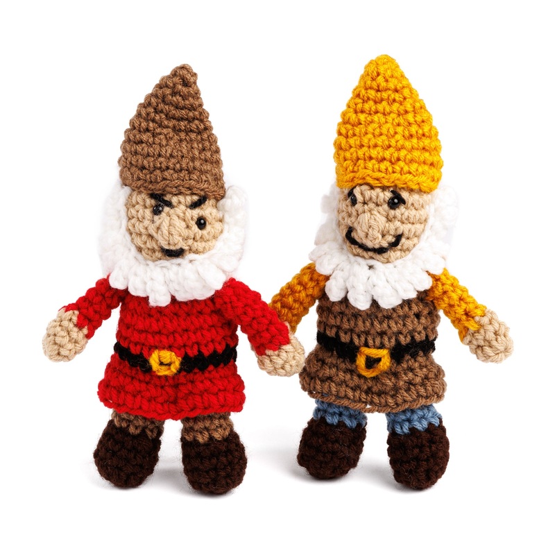 Red Heart Crochet Grumpy & Happy Toys