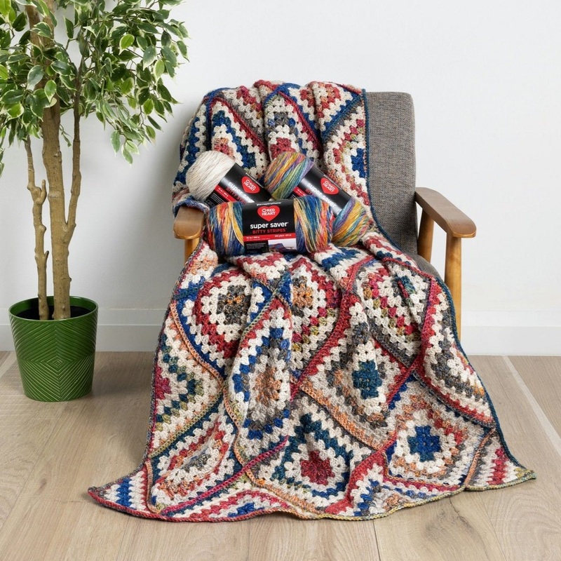 The Crochet Crowd Curated Bitty Stripes Blanket Box – Sold Out