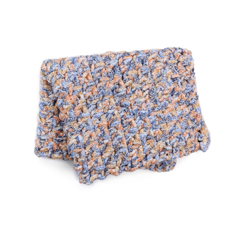 Bernat Big Texture Beginner Crochet Blanket