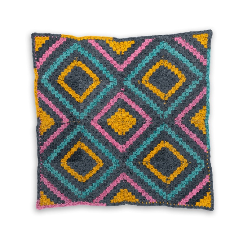 Red Heart Classic Quilt Crochet Blanket