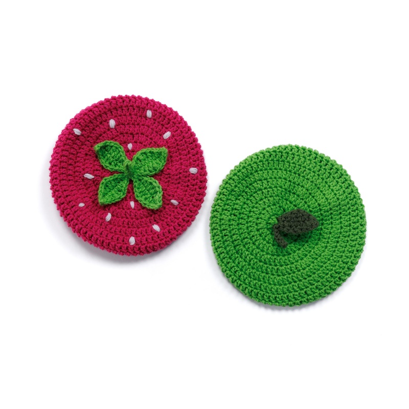 Red Heart Crochet Feeling Fruity Berets