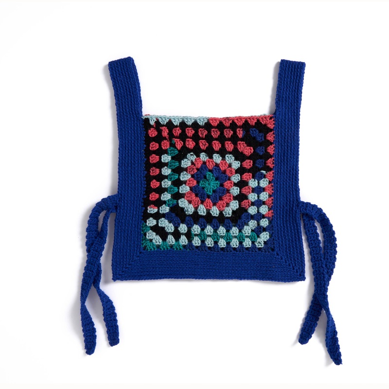 Red Heart Crochet Square Up Tabard Vest