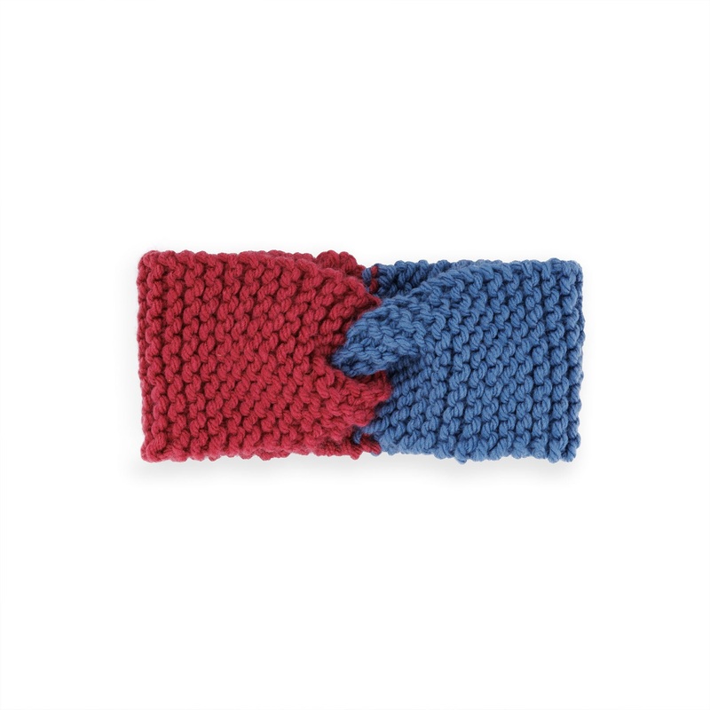 Red Heart Knit Duo Twist Headband
