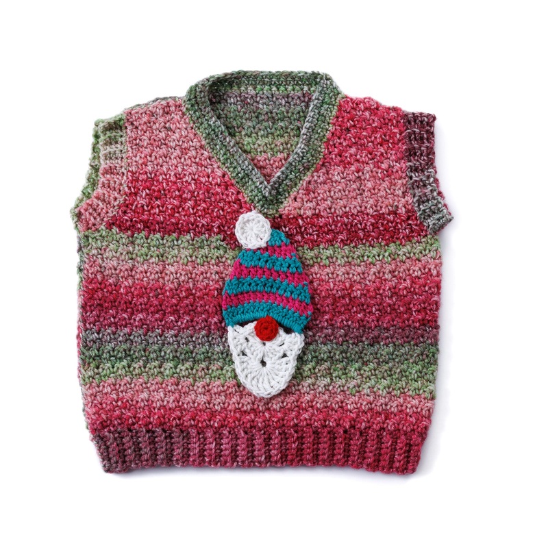 Red Heart Simply the Vest Crochet Vest
