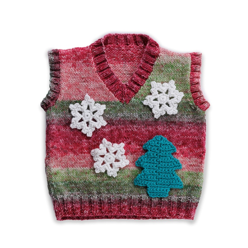 Red Heart Vest Day Ever Knit Vest