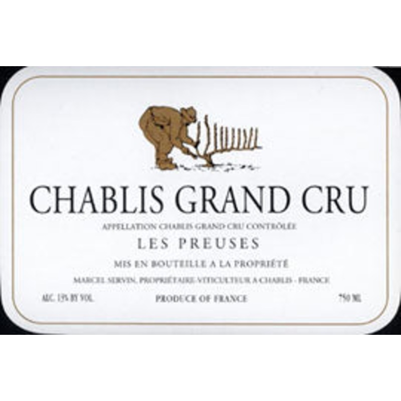 Marcel Servin Chablis Preuses Grand Cru 2021