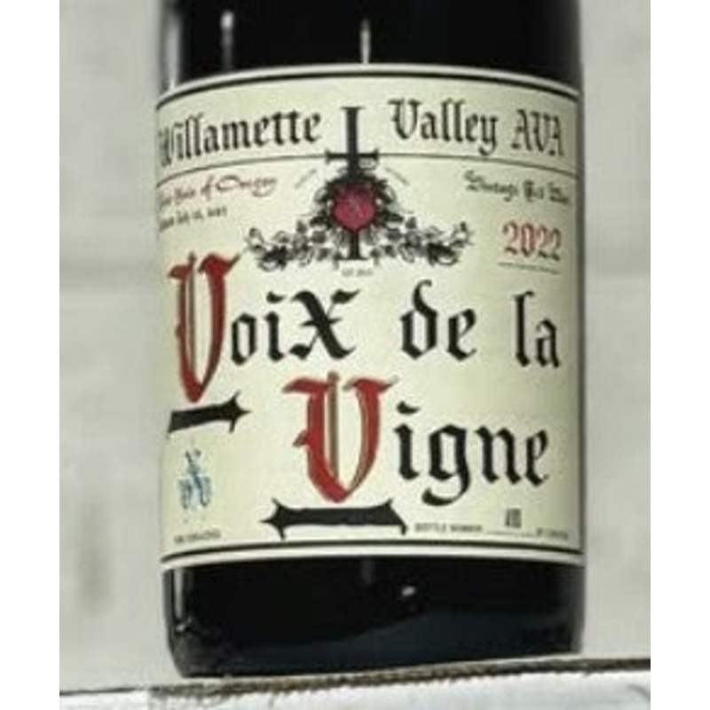 Voix de la Vigne Pinot Noir Willamette Valley 2022