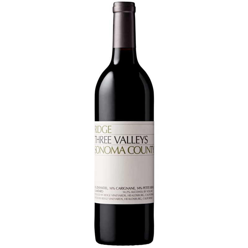 Ridge Vineyards Three Valleys Red 2023