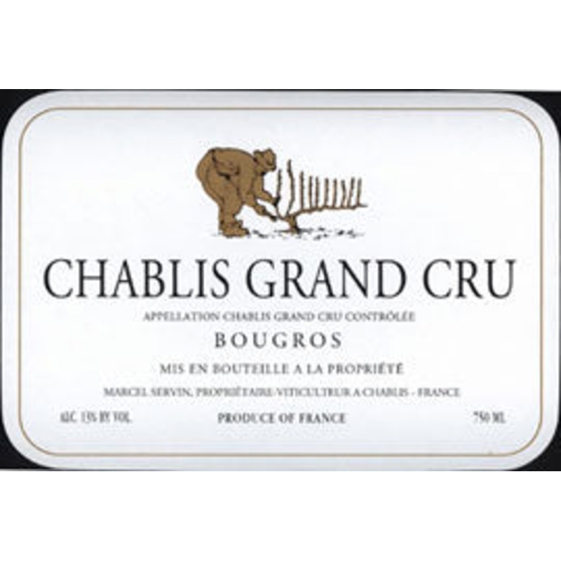Marcel Servin Chablis Bougros Grand Cru 2022