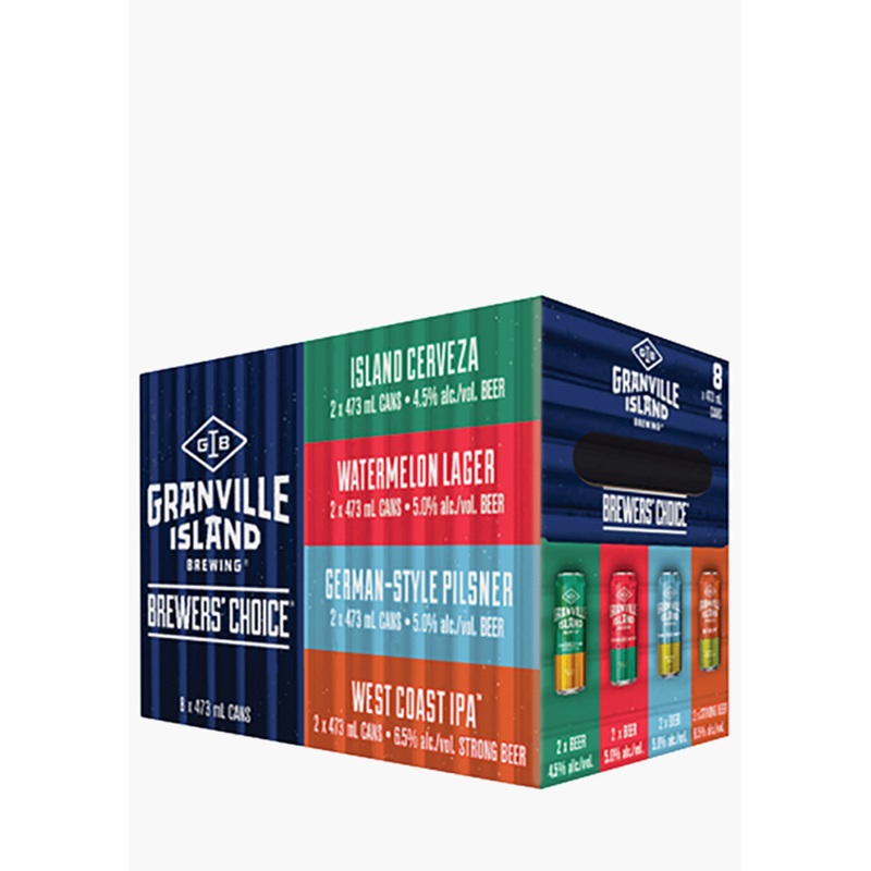 Granville Island ‘Brewer’s Choice’ Mix Pack – 8 X 473ML