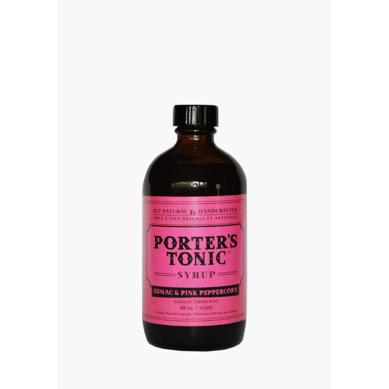 Porter’s Tonic Sumac Pink Peppercorn Syrup