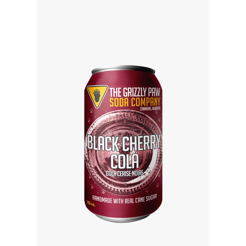 Grizzly Paw Black Cherry Cola – 4 X 355ML