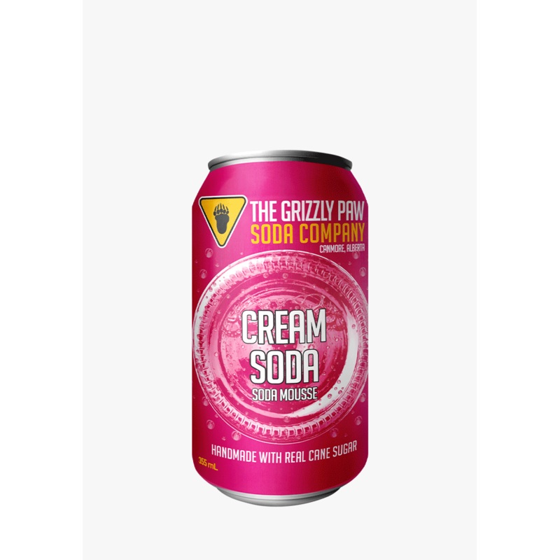 Grizzly Paw Cream Soda – 4 X 355ML