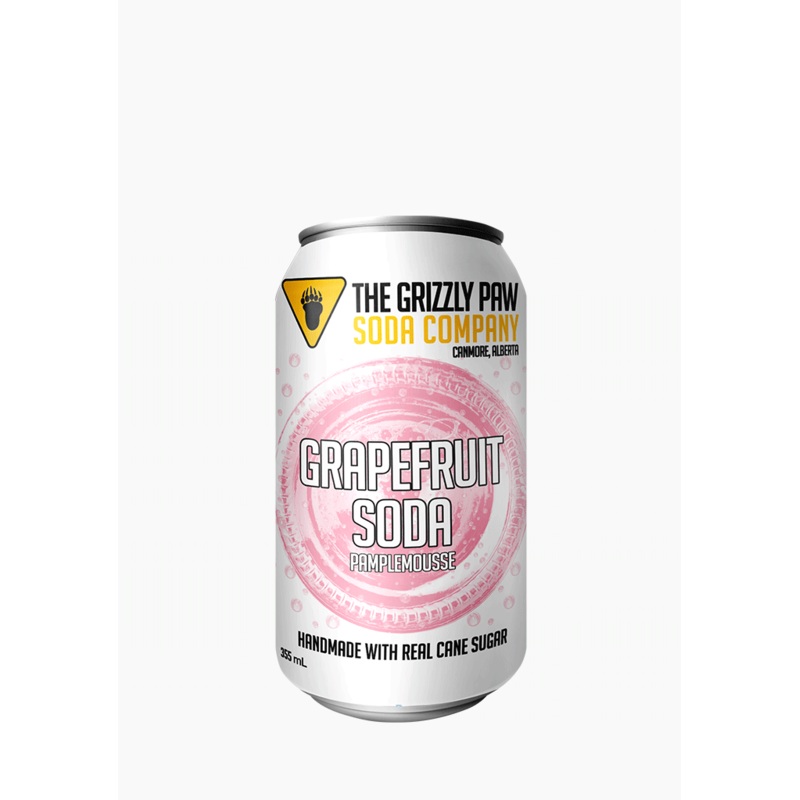 Grizzly Paw Grapefruit Soda – 4 X 355ML