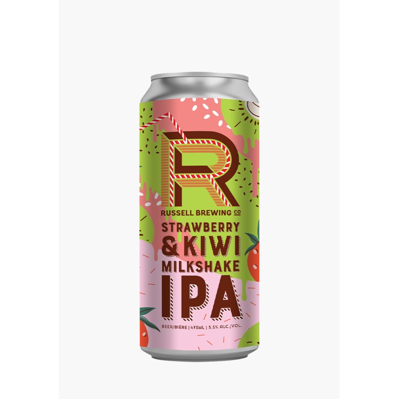 Russell Brewing ‘Strawberry & Kiwi Milkshake’ IPA – 4 X 473ML