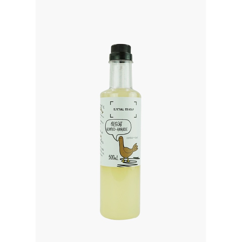 Social Syrup Orgeat Almond Cordial Syrup