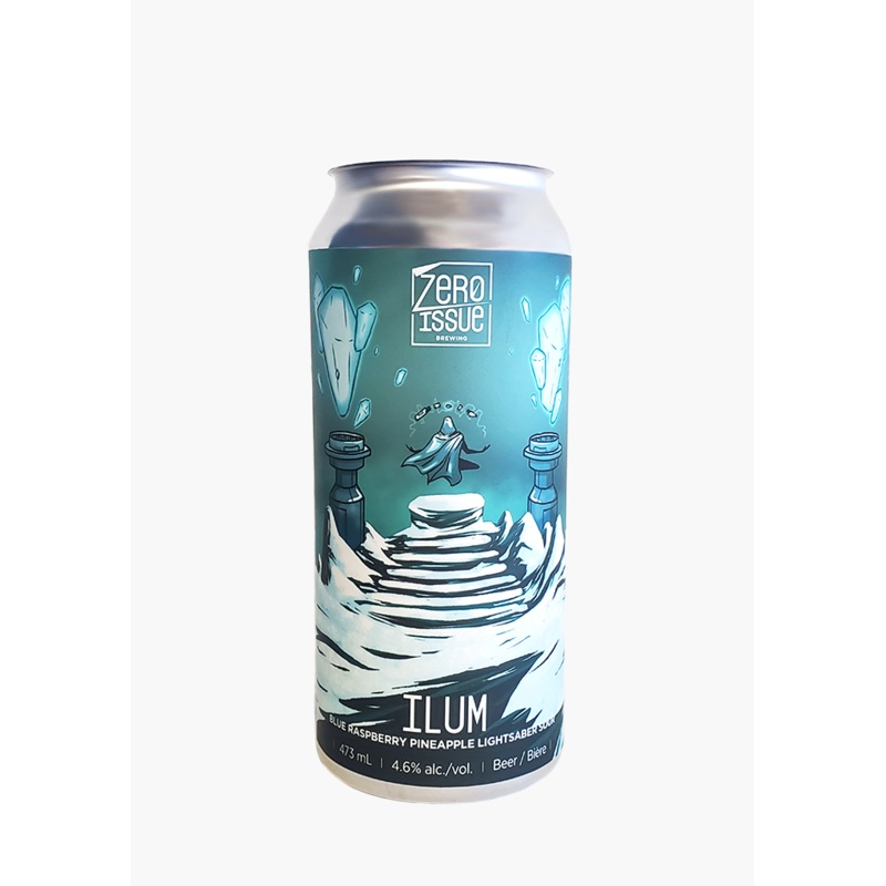 Zero Issue ‘Ilum’ Blue Raspberry Pineapple Sour – 4 X 473ML
