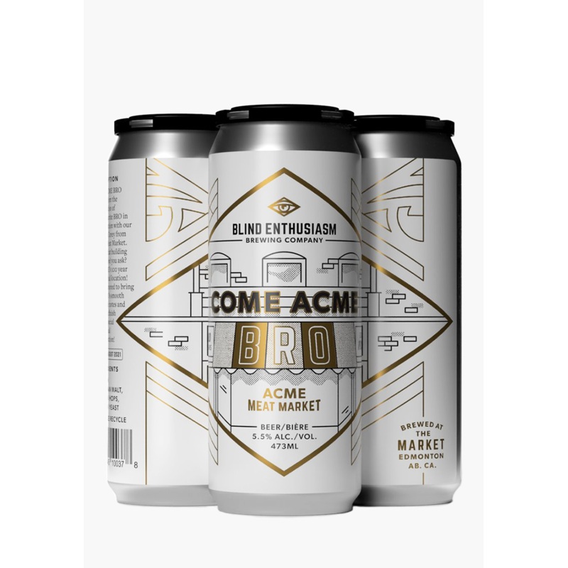 Blind Enthusiasm ‘Come ACME BRO’ Dark Lager – 4 x 473ML
