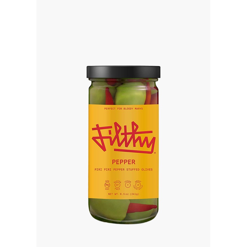 Filthy Hot Pepper Olives|8OZ