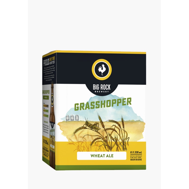 Big Rock ‘Grasshopper’ Wheat Ale – 6 x 330ML