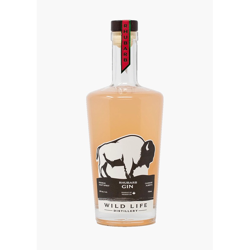Wild Life Rhubarb Gin|Canada|750ML