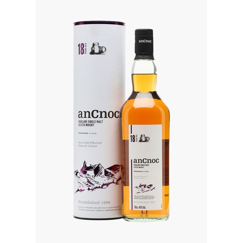 AnCnoc 18 Year Old Highland Single Malt Scotch Whisky