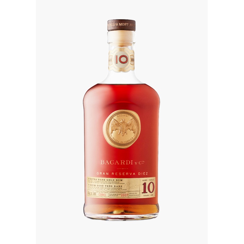 Bacardi 10 Year Old Gran Reserva Gold Rum