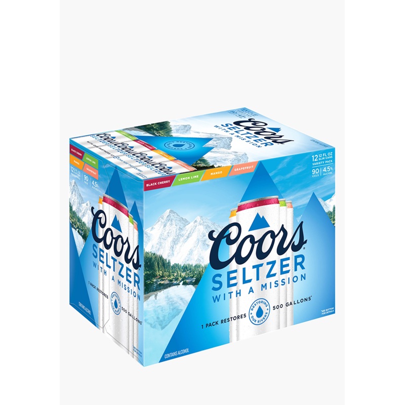 Coors Seltzer Mix Pack – 12 x 355ML