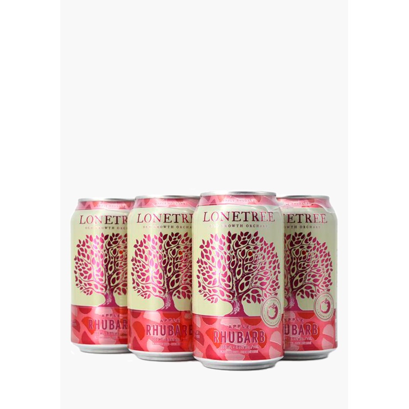 Lonetree Rhubarb Apple Cider – 6 X 355ML