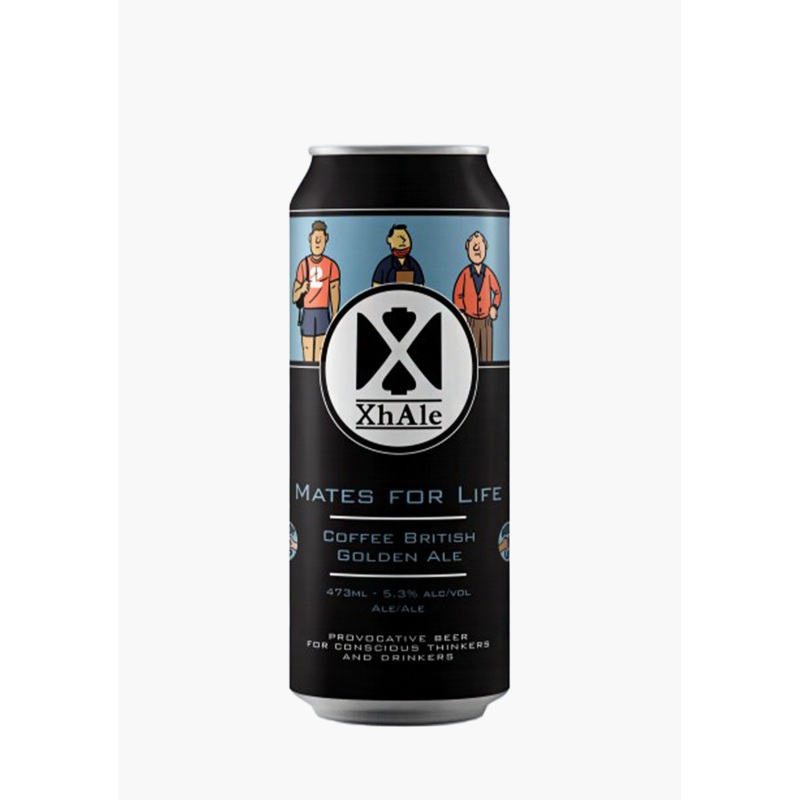 XhAle Brew Co. ‘Mates For Life’ Coffee British Golden Ale – 4 x 473ML