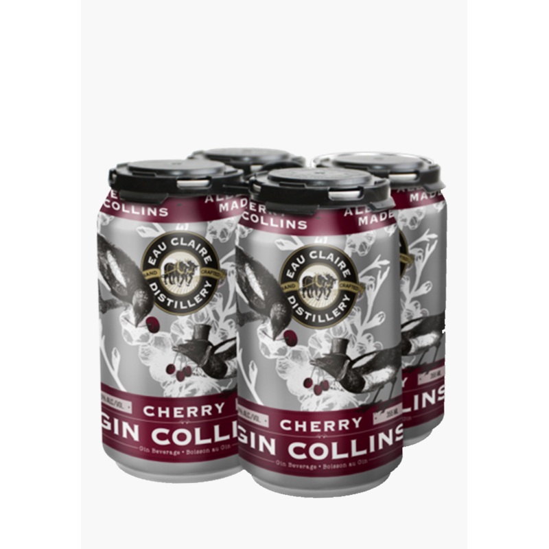 Eau Claire Distillery ‘Cherry’ Gin Collins – 4 x 355ML