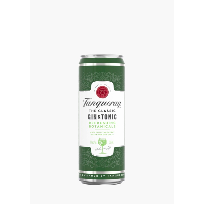 Tanqueray ‘The Classic’ Gin & Tonic – 4 x 355ML